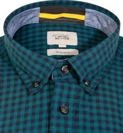 camel active Hemd 409112/6S02/95 Regular Fit, Baumwolle, Petrol kariert, Petrol -hemdenverkauf 381529 norm2