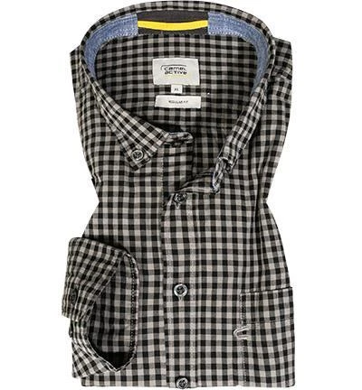 camel active Hemd 409112/6S02/88 Regular Fit, Baumwolle, Asphalt kariert, Asphalt 2 camel active Hemd 409112/6S02/88 Regular Fit, Baumwolle, Asphalt kariert, Asphalt – Bild 2