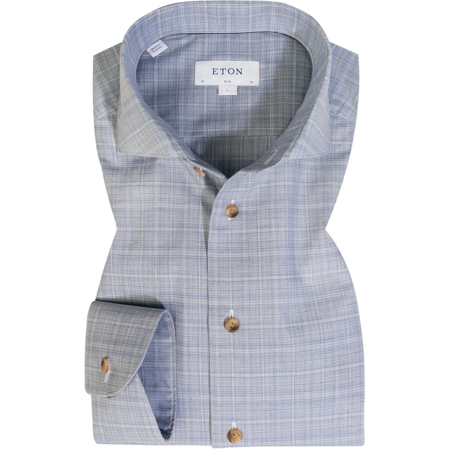 ETON Hemd 1000/02636/27 Slim Fit, Baumwolle, Hellblau 1 ETON Hemd 1000/02636/27 Slim Fit, Baumwolle, Hellblau