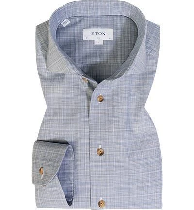 ETON Hemd 1000/02636/27 Slim Fit, Baumwolle, Hellblau 2 ETON Hemd 1000/02636/27 Slim Fit, Baumwolle, Hellblau – Bild 2