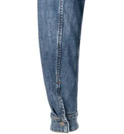 BOSS Hemd Noaro 50463089/422 Jeanshemd, Regular Fit, Baumwolle, Mittelblau -hemdenverkauf 381546 norm3