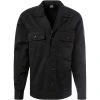 BOSS Overshirt Leasy 50462757/001 Baumwolle, Schwarz