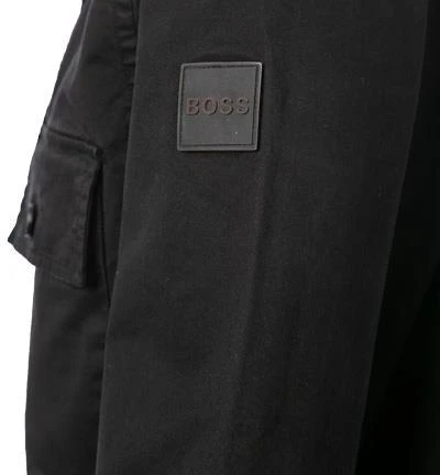 BOSS Overshirt Leasy 50462757/001 Baumwolle, Schwarz 5 BOSS Overshirt Leasy 50462757/001 Baumwolle, Schwarz – Bild 5