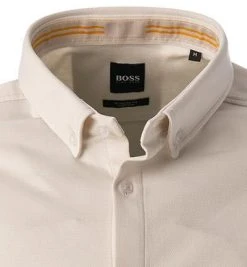 BOSS Hemd Biadia 50462003/131 Regular Fit, Jersey, Ecru -hemdenverkauf 381579 norm2