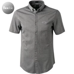 BOSS Hemd Biadia 50462003/411 Regular Fit, Jersey, Navy meliert , Navy