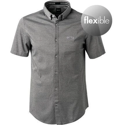 BOSS Hemd Biadia 50462003/411 Regular Fit, Jersey, Navy meliert , Navy 2 BOSS Hemd Biadia 50462003/411 Regular Fit, Jersey, Navy meliert , Navy – Bild 2