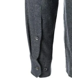 Haupt Hemd 715110159070/10905 Regular Fit, Baumwolle, Dunkelgrau meliert, Dunkelgrau 8 Haupt Hemd 715110159070/10905 Regular Fit, Baumwolle, Dunkelgrau meliert, Dunkelgrau -hemdenverkauf 381631 norm3