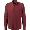 Haupt Hemd 715110159070/10407 Regular Fit, Baumwolle, Dunkelrot meliert, Dunnkelrot