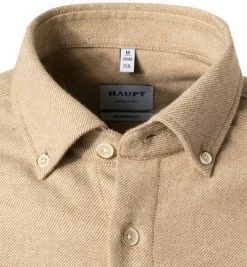 Haupt Hemd 715110149070/10802 Modern Fit, Flanell, Sand meliert, Sand -hemdenverkauf 381633 norm2