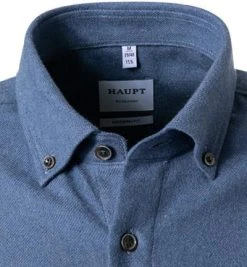 Haupt Hemd 715110149070/10706 Modern Fit, Flanell, Blau -hemdenverkauf 381634 norm2