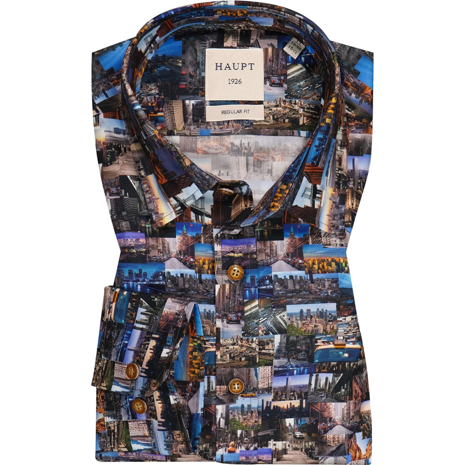 Haupt Hemd 715201059257/40109 Regular Fit, Baumwolle, Multicolour gemustert, Multicolor 1 Haupt Hemd 715201059257/40109 Regular Fit, Baumwolle, Multicolour gemustert, Multicolor