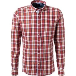 N.Z.A. Hemd 21KN511/1588 Baumwolle, Rot kariert, Rot