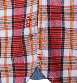 N.Z.A. Hemd 21KN511/1588 Baumwolle, Rot kariert, Rot -hemdenverkauf 381666 norm3
