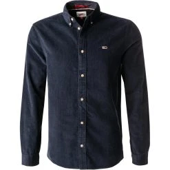 TOMMY JEANS Hemd DM0DM11302/C87 Regular Fit, Bio Baumwolle, Dunkelblau