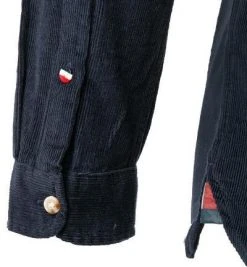 TOMMY JEANS Hemd DM0DM11302/C87 Regular Fit, Bio Baumwolle, Dunkelblau -hemdenverkauf 381689 norm4