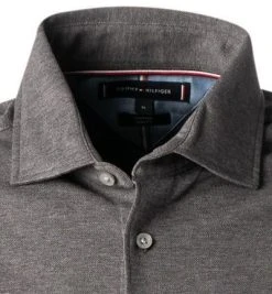 Tommy Hilfiger Hemd MW0MW20839/P92 Slim Fit, Baumwolle, Grau meliert, Grau -hemdenverkauf 381702 norm2