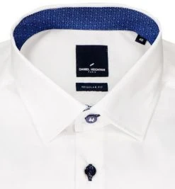 Daniel Hechter Hemd 60420/55982/01 Regular Fit, Baumwolle, Weiß -hemdenverkauf 381772 norm2