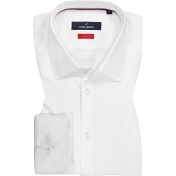 Daniel Hechter Hemd 60141/100590/10 Shape Fit, Baumwolle, Weiß