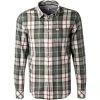 Pepe Jeans Hemd Maxi PM307114/736 Regular Fit, Flanell, Grün-weiß kariert, Weiß-grün