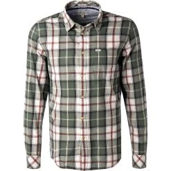 Pepe Jeans Hemd Maxi PM307114/736 Regular Fit, Flanell, Grün-weiß kariert, Weiß-grün