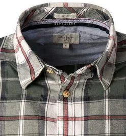 Pepe Jeans Hemd Maxi PM307114/736 Regular Fit, Flanell, Grün-weiß kariert, Weiß-grün -hemdenverkauf 381780 norm2