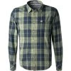 Pepe Jeans Hemd Maxi PM307114/571 Regular Fit, Flanell, Navy-grün kariert, Dunkelblau-grün
