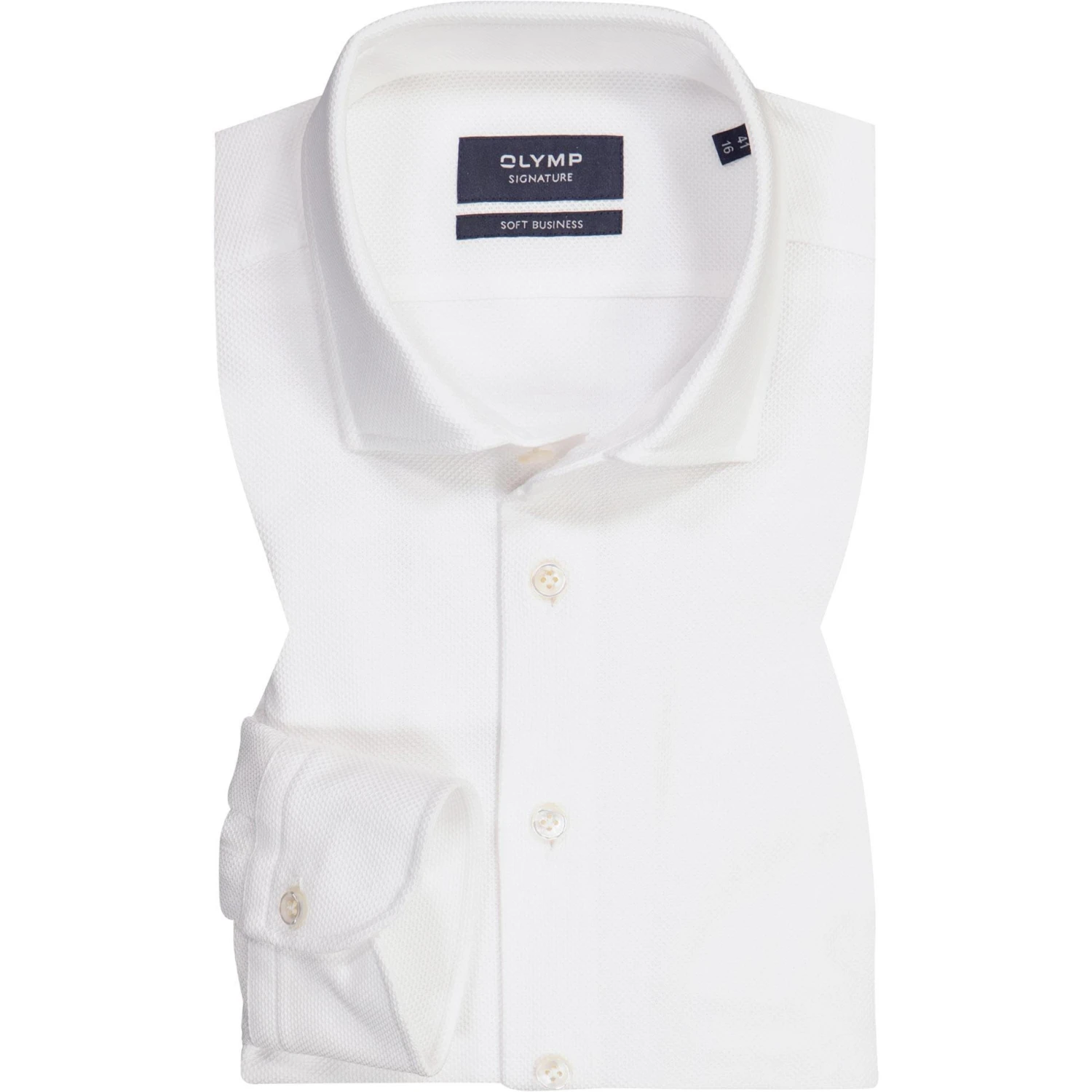 OLYMP Signature Tailored Fit 8501/84/00 Hemd, Baumwolle, Weiß 1 OLYMP Signature Tailored Fit 8501/84/00 Hemd, Baumwolle, Weiß