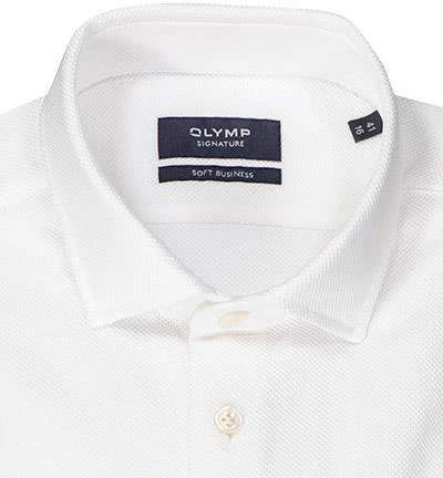 OLYMP Signature Tailored Fit 8501/84/00 Hemd, Baumwolle, Weiß 3 OLYMP Signature Tailored Fit 8501/84/00 Hemd, Baumwolle, Weiß – Bild 3