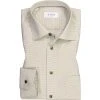 ETON Hemd 1000/01770/65 Classic Fit, Baumwolle, Ecru meliert, Ecru-olive