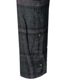 Marc O'Polo Hemd 130 7309 42190/H96 Regular Fit, Flanell, Graphit kariert, Dunkelgrau -hemdenverkauf 381891 norm3