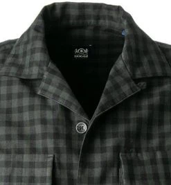 BOGGI MILANO Overshirt BO21A0487/01 Baumwolle, Dünkelgrün kariert, Dunkelgrün -hemdenverkauf 381930 norm2