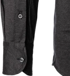 BOGGI MILANO Hemd BO21A0140/02 Regular Fit, Jersey, Anthrazit meliert, Anthrazit -hemdenverkauf 381943 norm3