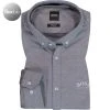 BOSS Hemd Biado 50461984/411 Regular Fit, Baumwolle, Nachtblau meliert, Navy