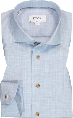 ETON Hemd 1000/02636/21 Slim Fit, Baumwolle, Himmelblau , Himmelblau