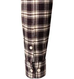 Marc O'Polo Hemd 131 7259 42294/M69 Regular Fit, Flanell, Rotbraun-ecru kariert, Kastanie-ecru -hemdenverkauf 382136 norm3