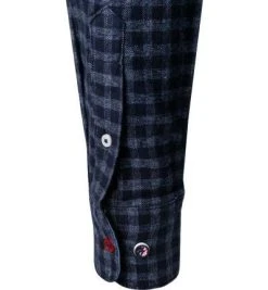 N.Z.A. Hemd 21KN525/1621 Baumwolle, Navy kariert, Navy -hemdenverkauf 382165 norm4