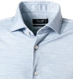 OLYMP Signature Tailored Fit 8504/84/11 Hemd, Schurwoll-Jersey, Bleu meliert, Bleu 8 OLYMP Signature Tailored Fit 8504/84/11 Hemd, Schurwoll-Jersey, Bleu meliert, Bleu -hemdenverkauf 382166 norm2