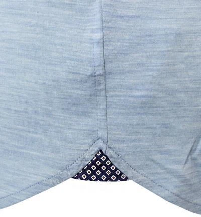 OLYMP Signature Tailored Fit 8504/84/11 Hemd, Schurwoll-Jersey, Bleu meliert, Bleu 4 OLYMP Signature Tailored Fit 8504/84/11 Hemd, Schurwoll-Jersey, Bleu meliert, Bleu – Bild 4