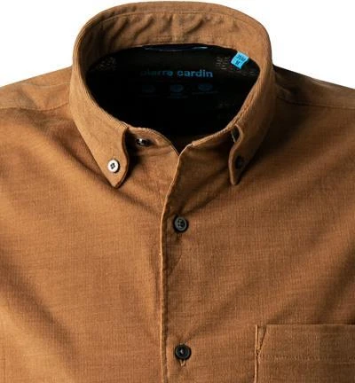 Pierre Cardin Hemd 05895/000/27760/9056 Modern Fit, Feincord, Hellbraun 3 Pierre Cardin Hemd 05895/000/27760/9056 Modern Fit, Feincord, Hellbraun – Bild 3