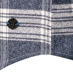 MUSTANG Hemd 1011847/12194 Regular Fit, Baumwolle, Denim-wollweiß kariert, Jeansblau-weiß -hemdenverkauf 382269 norm3