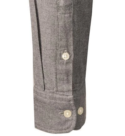 Marc O'Polo Hemd 130 7370 42190/946 Regular Fit, Flanell, Grau meliert, Grau 4 Marc O'Polo Hemd 130 7370 42190/946 Regular Fit, Flanell, Grau meliert, Grau – Bild 4