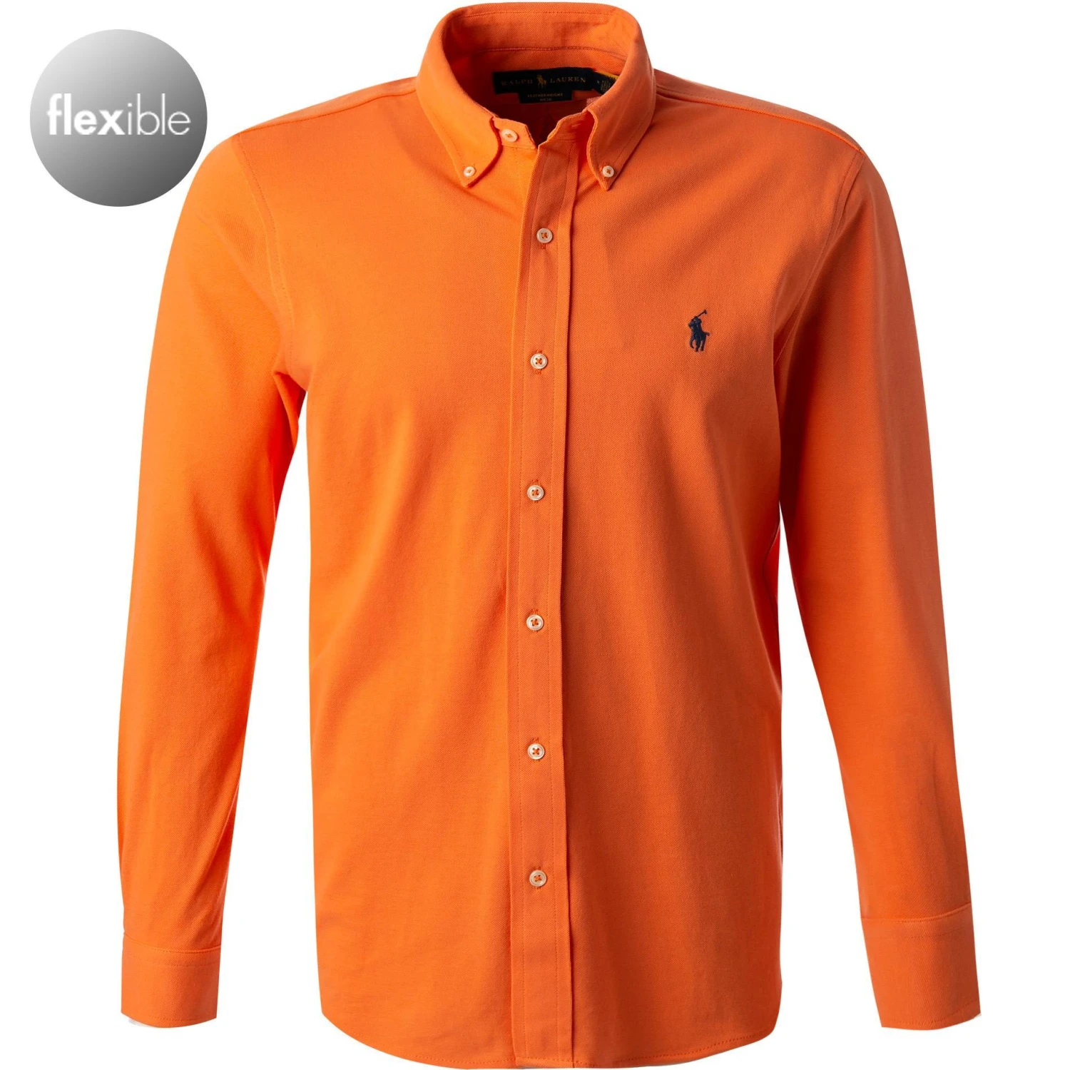 Polo Ralph Lauren Hemd 710654408/072 Baumwoll-Piqué, Orange 1 Polo Ralph Lauren Hemd 710654408/072 Baumwoll-Piqué, Orange