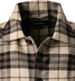 ETON Overshirt 1000/02368/ Wolle-Kaschmir, Braun kariert, Braun 7 ETON Overshirt 1000/02368/ Wolle-Kaschmir, Braun kariert, Braun -hemdenverkauf 382438 norm2