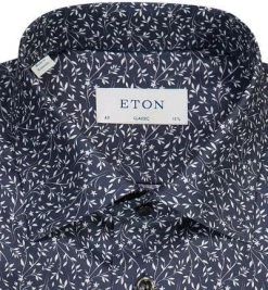 ETON Hemd 1000/03175/29 Classic Fit, Baumwolle, Navy-weiß gemustert, Navy-weiß -hemdenverkauf 382441 norm2