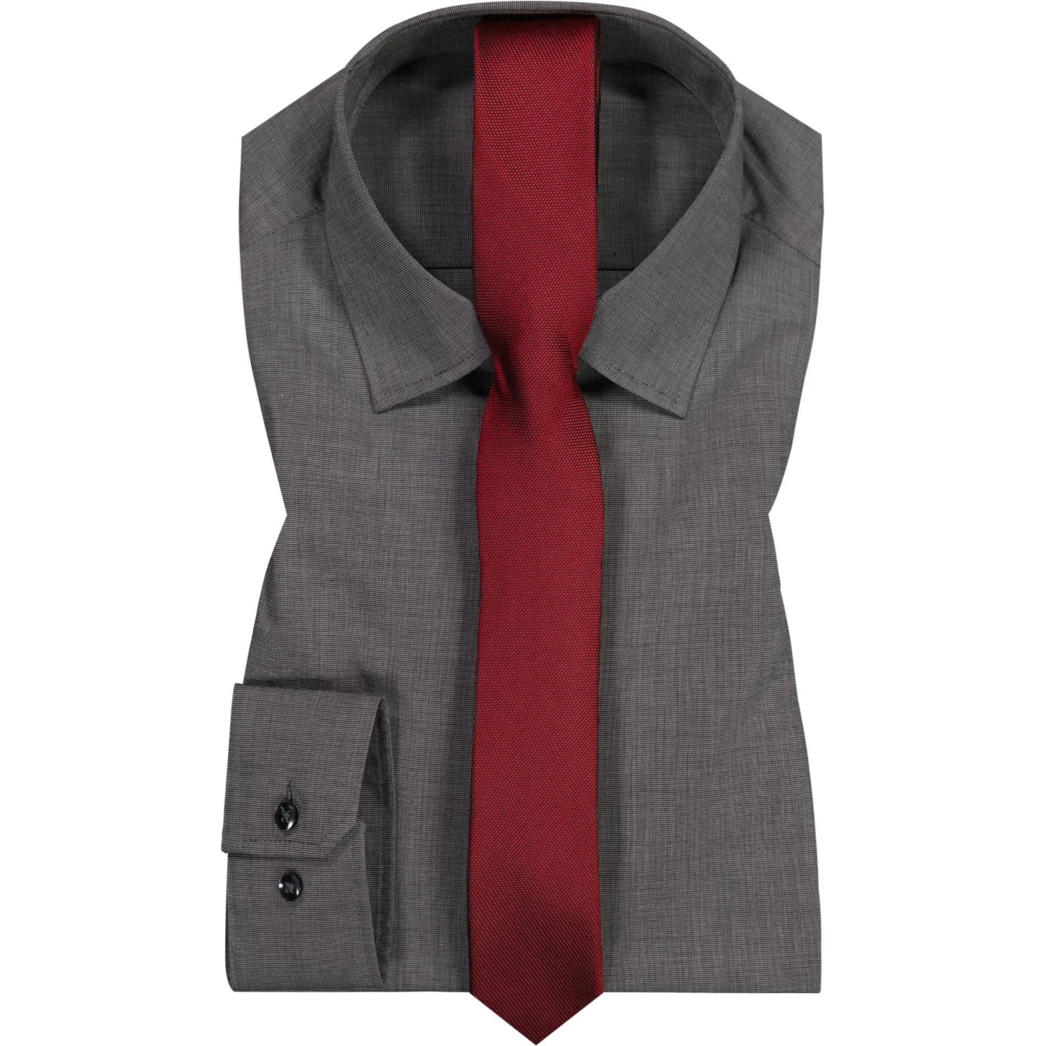 Seidensticker/Olymp Kombi 241600/34+1797/00/35 Hemd mit Krawatte, Grau 1 Seidensticker/Olymp Kombi 241600/34+1797/00/35 Hemd mit Krawatte, Grau