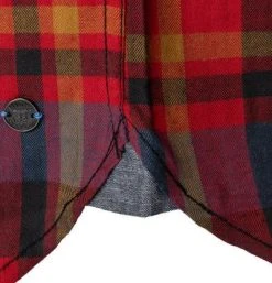 MUSTANG Hemd 1011834/12182 Regular Fit, Baumwolle, Dunkelrot kariert, Dunkelrot -hemdenverkauf 382691 norm3