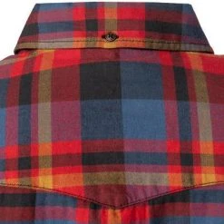 MUSTANG Hemd 1011834/12182 Regular Fit, Baumwolle, Dunkelrot kariert, Dunkelrot -hemdenverkauf 382691 norm5