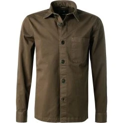 JOOP! Overshirt Kalan-W 30030452/224 Baumwolle, Braun, Kaffeebraun