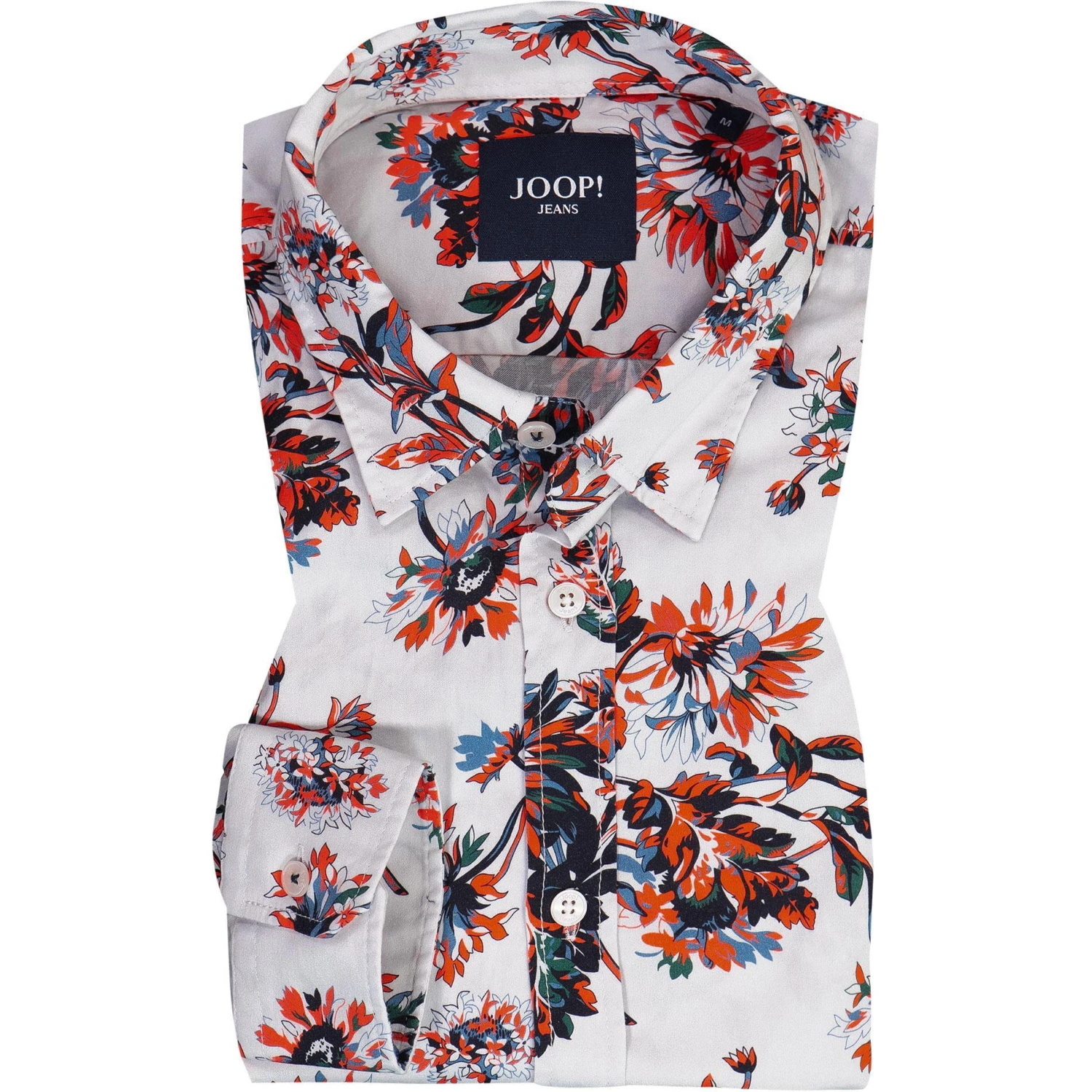 JOOP! Hemd Hanson2-W 30030415/105 Baumwolle, Weiß-rot gemustert, Weiß-rot 1 JOOP! Hemd Hanson2-W 30030415/105 Baumwolle, Weiß-rot gemustert, Weiß-rot