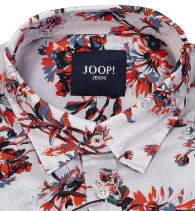 JOOP! Hemd Hanson2-W 30030415/105 Baumwolle, Weiß-rot gemustert, Weiß-rot 3 JOOP! Hemd Hanson2-W 30030415/105 Baumwolle, Weiß-rot gemustert, Weiß-rot – Bild 3